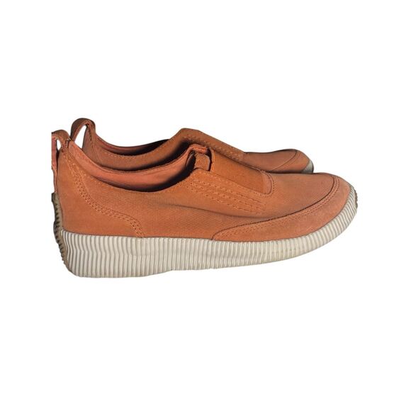 Sorel out n about rust orange sneaker slip on shoes 8.5 - Picture 1 of 10